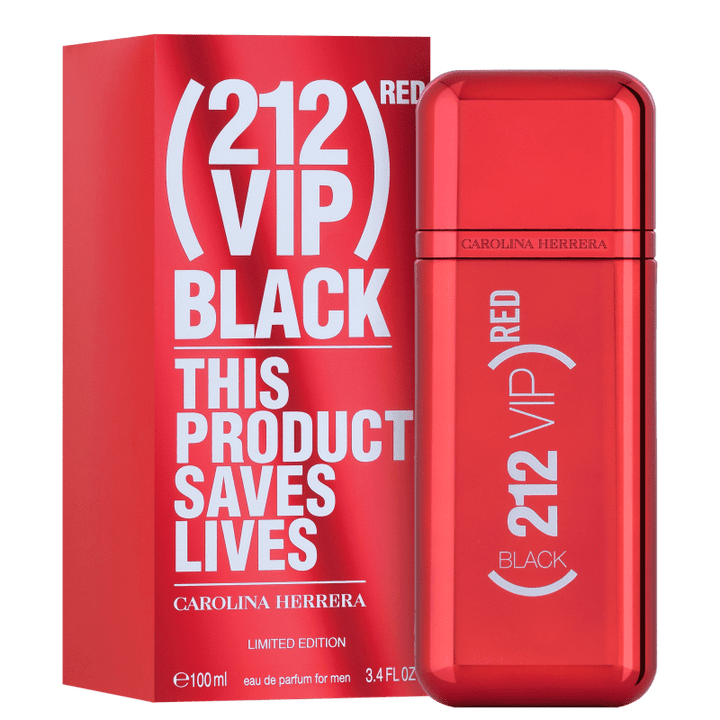 212 VIP Men Back Red Carolina Herrera