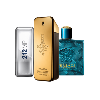 Combo de 3 perfumes -  One Milion, 212 Vip, Eros